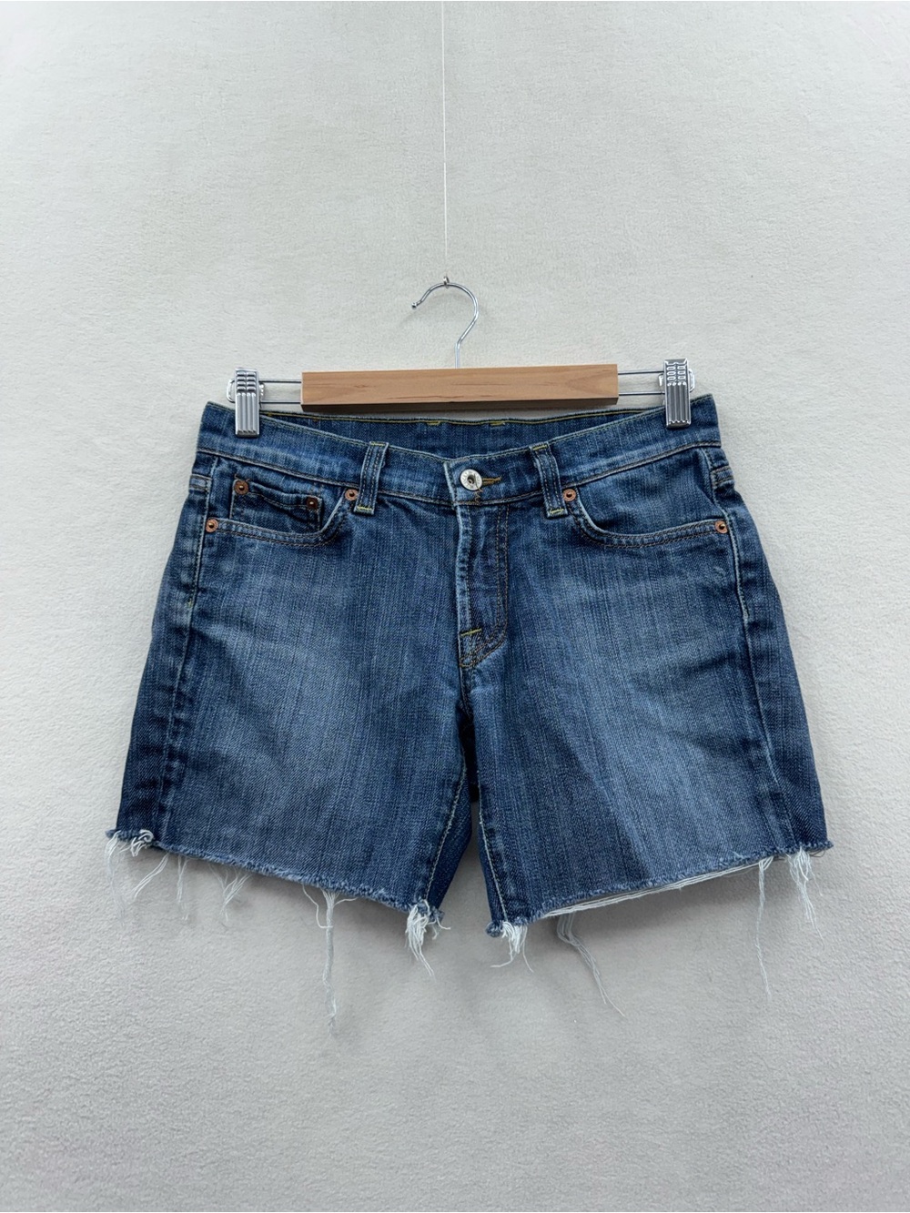 Lucky Brand Women's 26 Blue Denim Cutoff Shorts